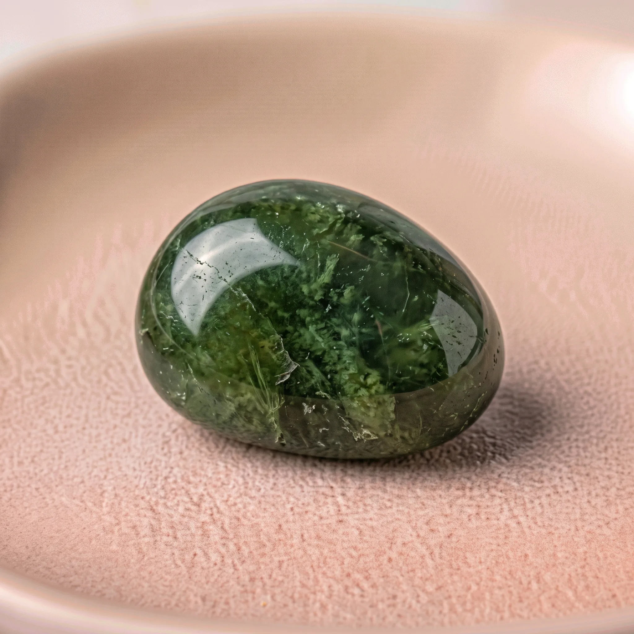 Prase aux teintes vert pomme naturelles